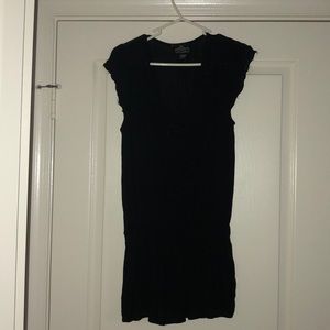 Beach dress w/ crochet detail & elastic waistband